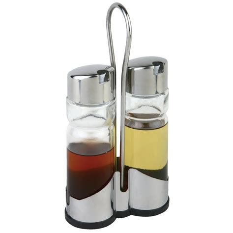 Oil And Vinegar Cruet Set And Stand Cf Next Day Catering