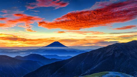 2048x1152 Mount Fuji Panaromic 8k 2048x1152 Resolution Hd 4k Wallpapers