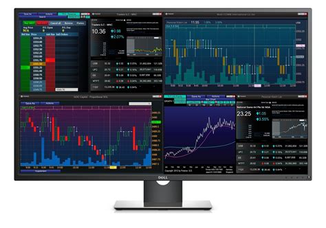 Dells 43 Ultra Hd 4k Multi Client Monitor Is A Huge 4 Screen Display