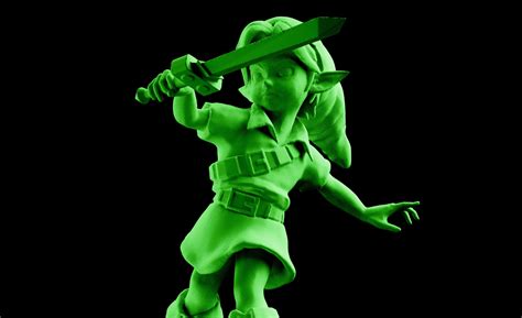 Young Link Ocarina Of Time From Zelda Majoras Mask Print Ready 3d