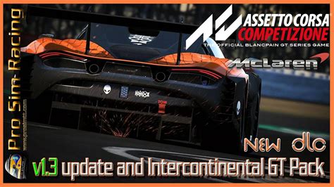 Assetto Corsa Competizione Intercontinental Gt Pack Dlc Pro Sim
