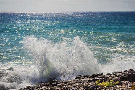 Sandy Beach And Coastline Stock Image Image Of Scenic 115388861