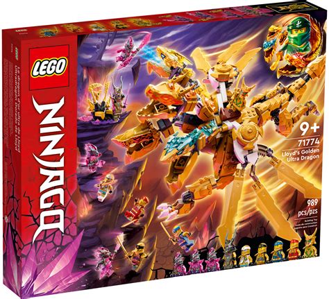 Lego 71774 Ninjago Lloyds Golden Ultra Dragon Toy Figure Exotique