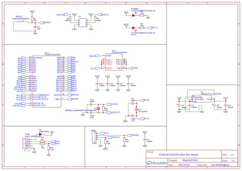 Schematic Stm F C T Dev Maker And Iot Ideas