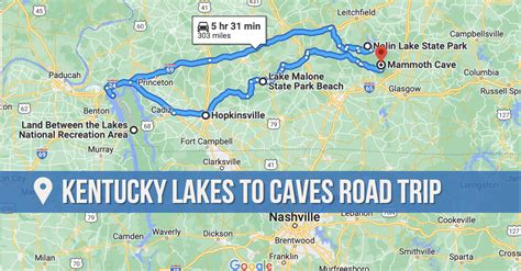 This Epic Kentucky Road Trip Takes You From Lakes To Caves