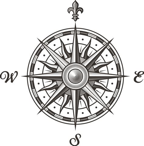 Steampunk Clipart Compass Rose Steampunk Compass Rose Transparent Free