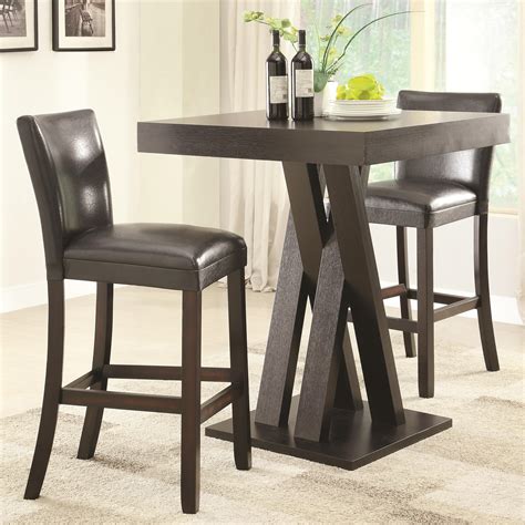 Coaster Bar Units And Bar Tables Pc Dining Room Group Value City Furniture Pub Table And