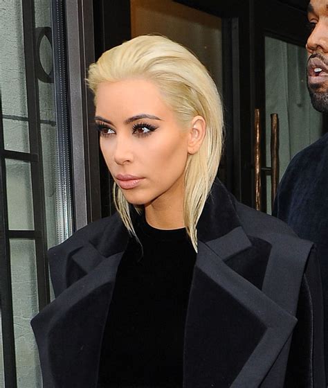 Kim Kardashians Platinum Hair Color Is The Best Blond She
