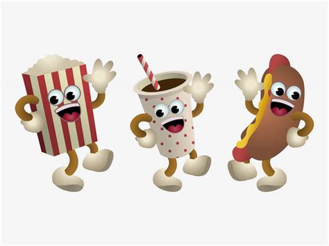 Food Characters Vector Art And Graphics