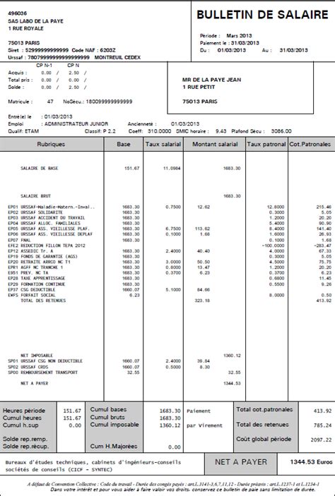 Retrouver Un Bulletin De Salaire Chosinrir