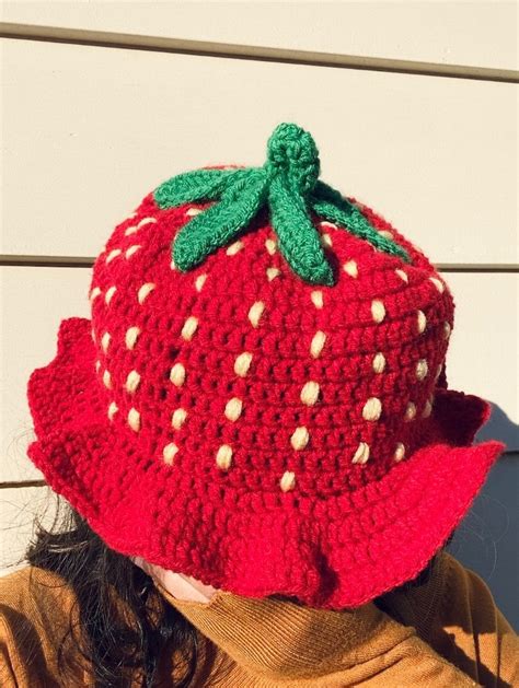 Pattern Only Strawberry Shortcake Hat Crochet Pattern Etsy