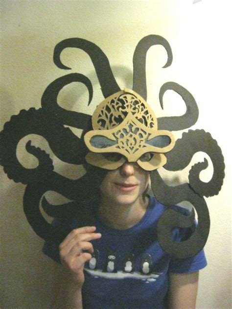 DIY Octopus Mask DIY Cardboard DIY Crafts Cardboard Crafts DIY