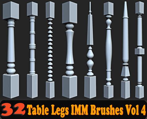 32 Table Legs Imm Brushes Vol 4