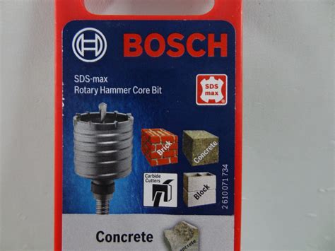 New Bosch Hc8510 Sds Max Carbide Rotary Hammer Core Bit 2 X 12