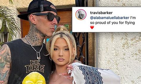Travis Barker Is So Proud Of His Daughter Alabama For Overcoming Fear