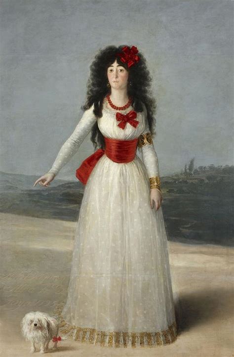 Francisco De Goya Portrait Of The Duchess Of Alba Painting By Les