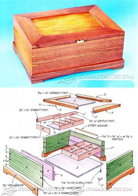 Mitered Jewelry Box Plans Woodworking Plans And Projects