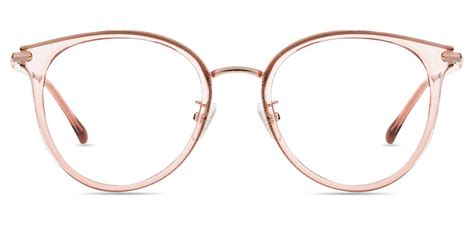 unisex full frame mixed material eyeglasses
