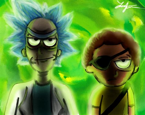 Evil Rick And Morty Ver 2 By Foreal100 On Deviantart