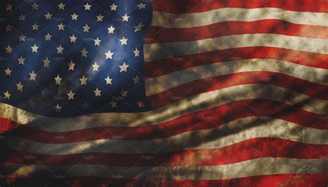 Grunge American Flag Texture Backgro High Quality Stock Photos