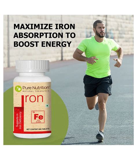 Pure Nutrition Iron Tablet 450 Mg Minerals Tablets Buy Pure Nutrition