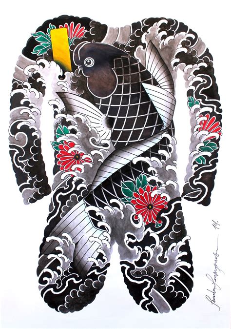 Custom japanese tattoo design ideas. Pin by Evgeniy Kit on TA2 | Pinterest | Koi, Irezumi and ...