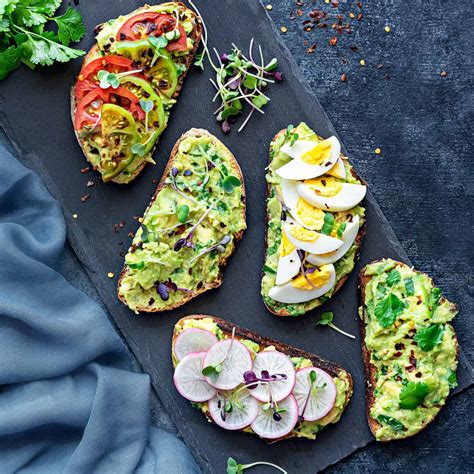 Avocado Toast Recipe With Topping Ideas Cubes N Juliennes