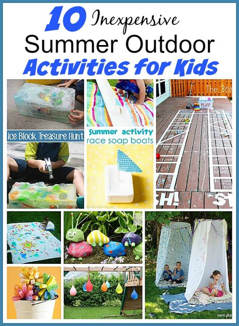 10 Inexpensive Summer Outdoor Activities For Kids