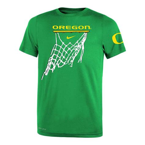 Nike Oregon Ducks Youth Dri Fit Basketball Legend Performance T Shirt