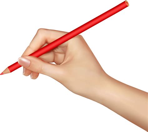 Download Pencil In Hand Hands Png Hand Image HQ PNG Image | FreePNGImg