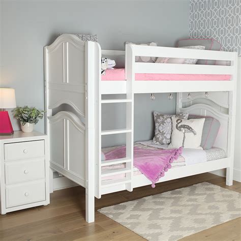 These smaller mattresses will not put too much stress on the bunk bed, which can lead to structural issues. Maxtrix Twin over Twin Medium Bunk Bed - Kids Furniture In ...