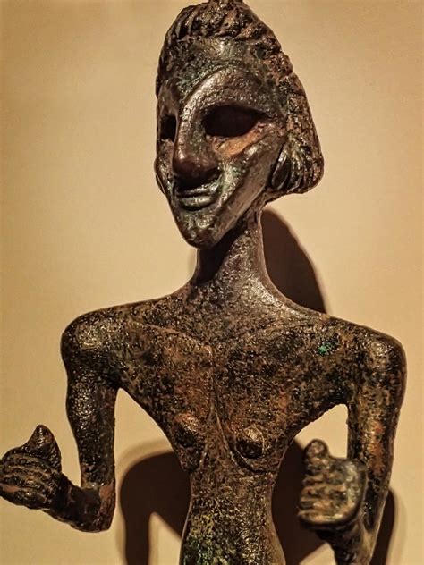 Cast Bronze Figurine Of Baal Canaanite War God Syria 2nd Millenium Bce