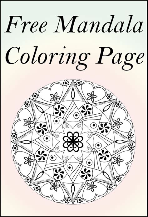 Free Mandala Coloring Page What Is A Mandala