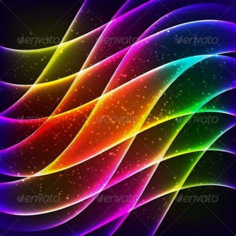 Hd Wallpaper Neon Rainbow Wallpaper Ubin