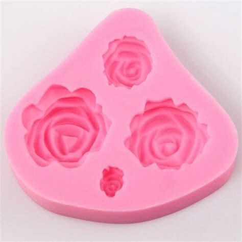 Bhbuy Fondant Cake Chocolate Suger Mold Sugarcraft 3d Silicone Soap