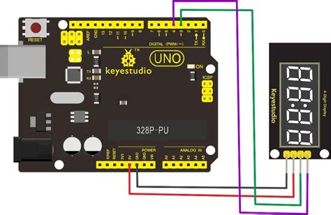 Keyestudio 4 Digit Led Display Module Tm1637 For Arduino