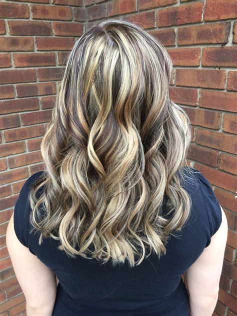 Traditional Full Head Highlights And Lowlights In 2021 Blonde With