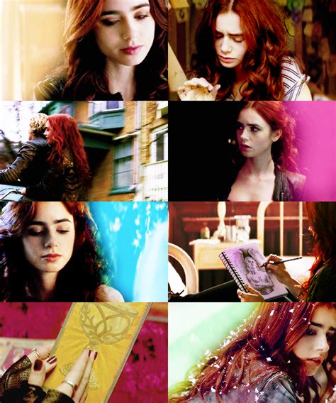 Lily Collins As Clarissa Clary Fray In Mortal Instruments City Of