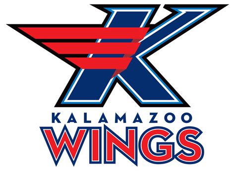 Kalamazoo Wings Hockey Sizer Design Illustration