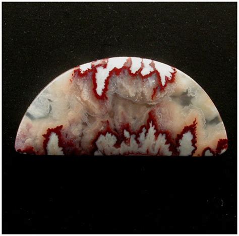 Forest Fire Plume Agate 1104 Ct 12 Moon Cabochon 2750 X Etsy