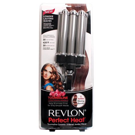 Revlon New 3 Barrel Jumbo Waver Ceramic Hair Styling Styler Curl Curling