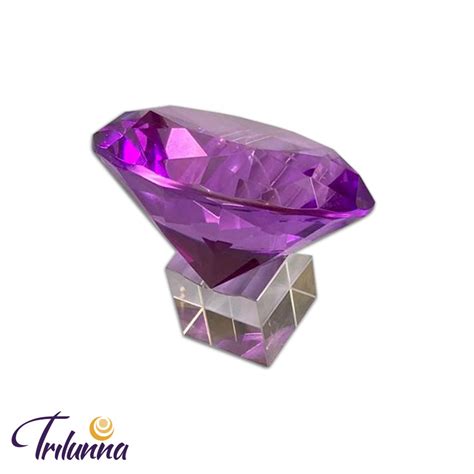 Diamante cm Roxo C Base Trilunna Loja Esotérica Online