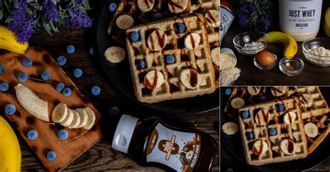 Recepta w postaci płytek na kuchence gazowej (wideo). Fitness recept na chutné proteinové wafle - GymBeam Blog