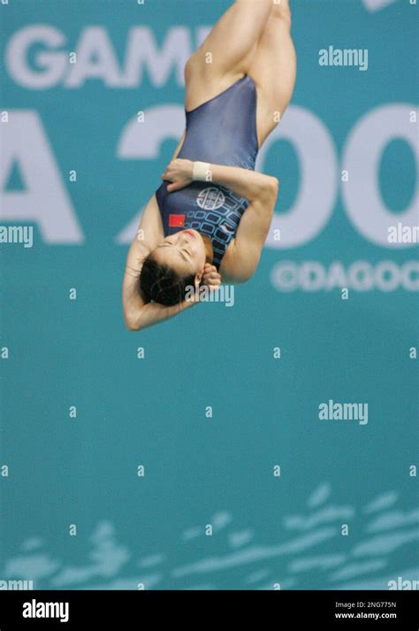Chinas Wu Minxia Dives At Womens 3m Springboard Final In The Asian