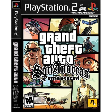 Ps2 Game Disc Gta San Andreas Remaster Ps2 Game Play 2 Disc Play2 Grand