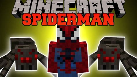 Minecraft You Are Spiderman Climb Walls Shoot Webs Jump High