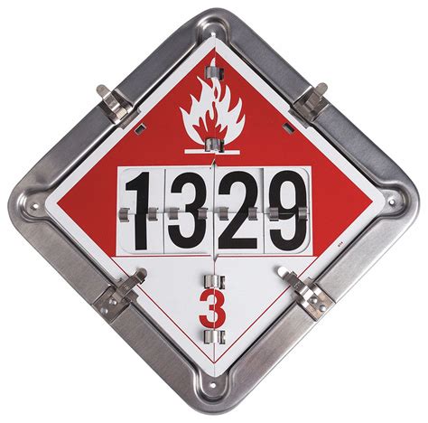 Various Dot Classes 13 58 In Label Wd Dot Container Placard 6n846