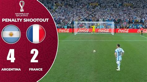 France Vs Argentina Penalty Shootout 2022 Fifa 22 World Cup Youtube