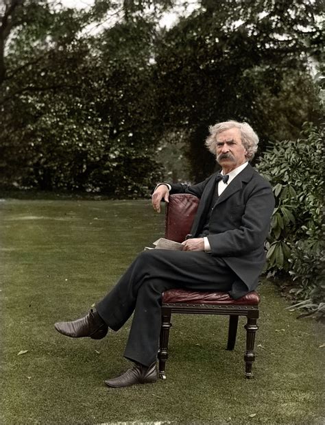Mark Twain Colorized Historical Photos Colorized History Colorized