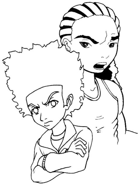 Boondocks Coloring Pages